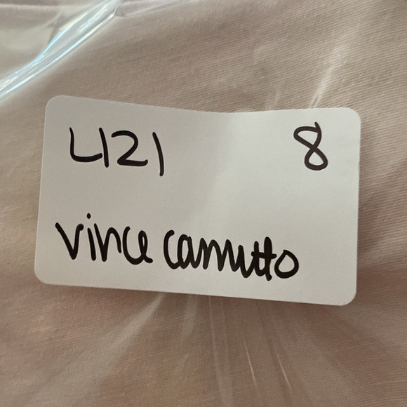 Vince Camuto Rear-zip Flat-front Light Pink Trouser Size 8 - Picture 8 of 8